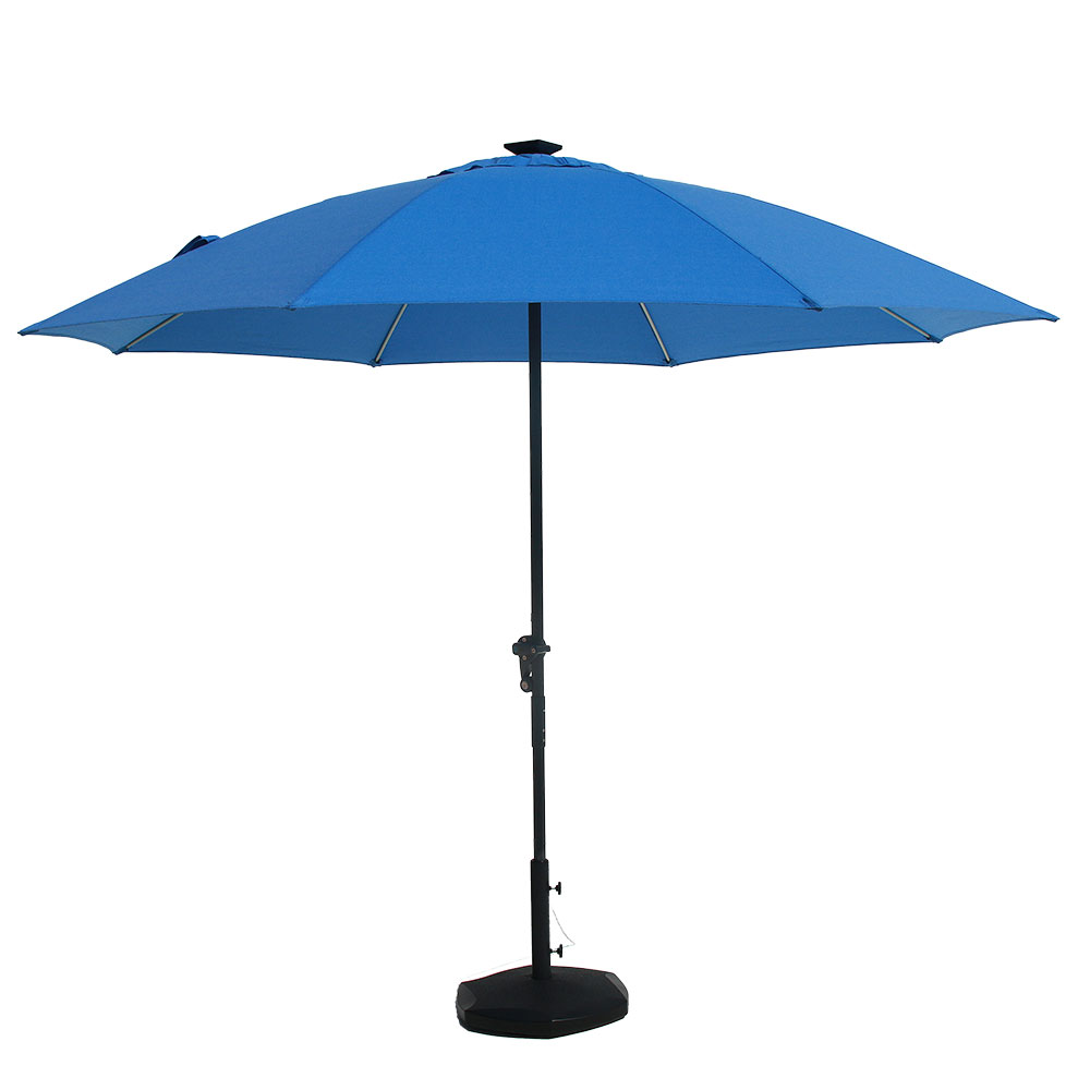 Fiberglass Rib Umbrella with Solar LED Light UMB-046