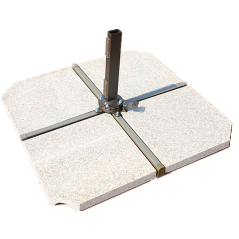 Square Umbrella Base 28kg Marble Parasol Base UMB-M-004