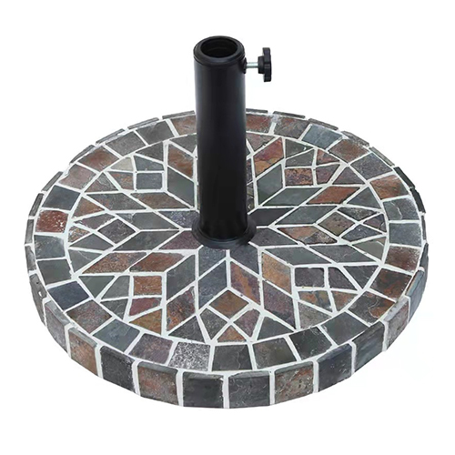 15kg Cement Umbrella Base Covered with Tiles UMB-M-011