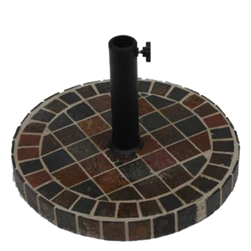 15kg Cement Umbrella Base Covered with Tiles UMB-M-014