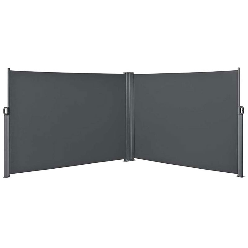 Double Sides Retractable Awning for Patio Garden Privacy Divider AWN-S-005