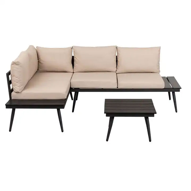 L shape Garden Sofa Set KD FNT-075