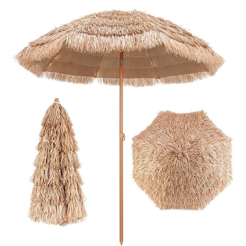 Hawaii Beach Umbrella Thatched Poolside Umbrella UMB-S-2204